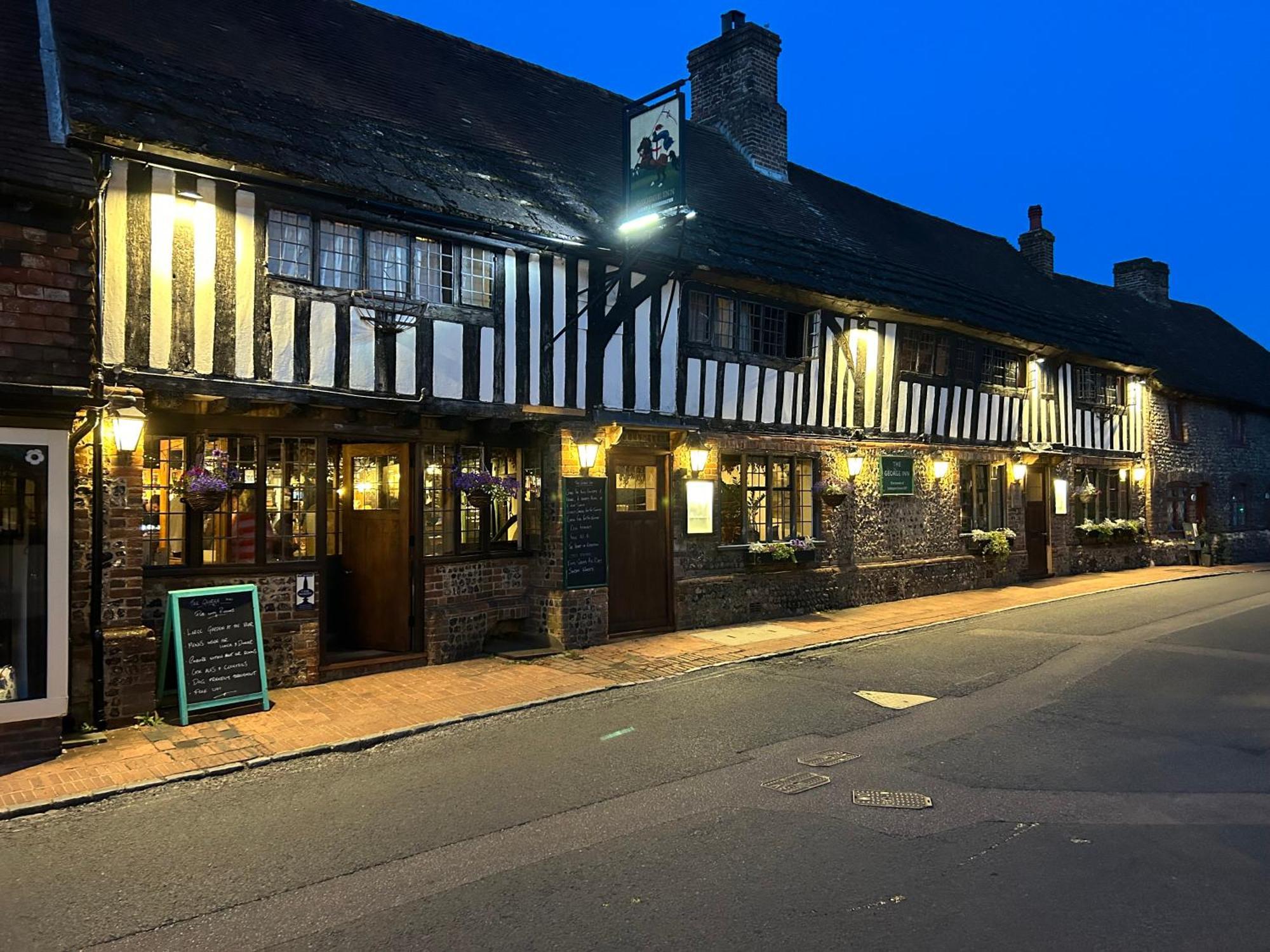 The George Inn Alfriston Exteriör bild