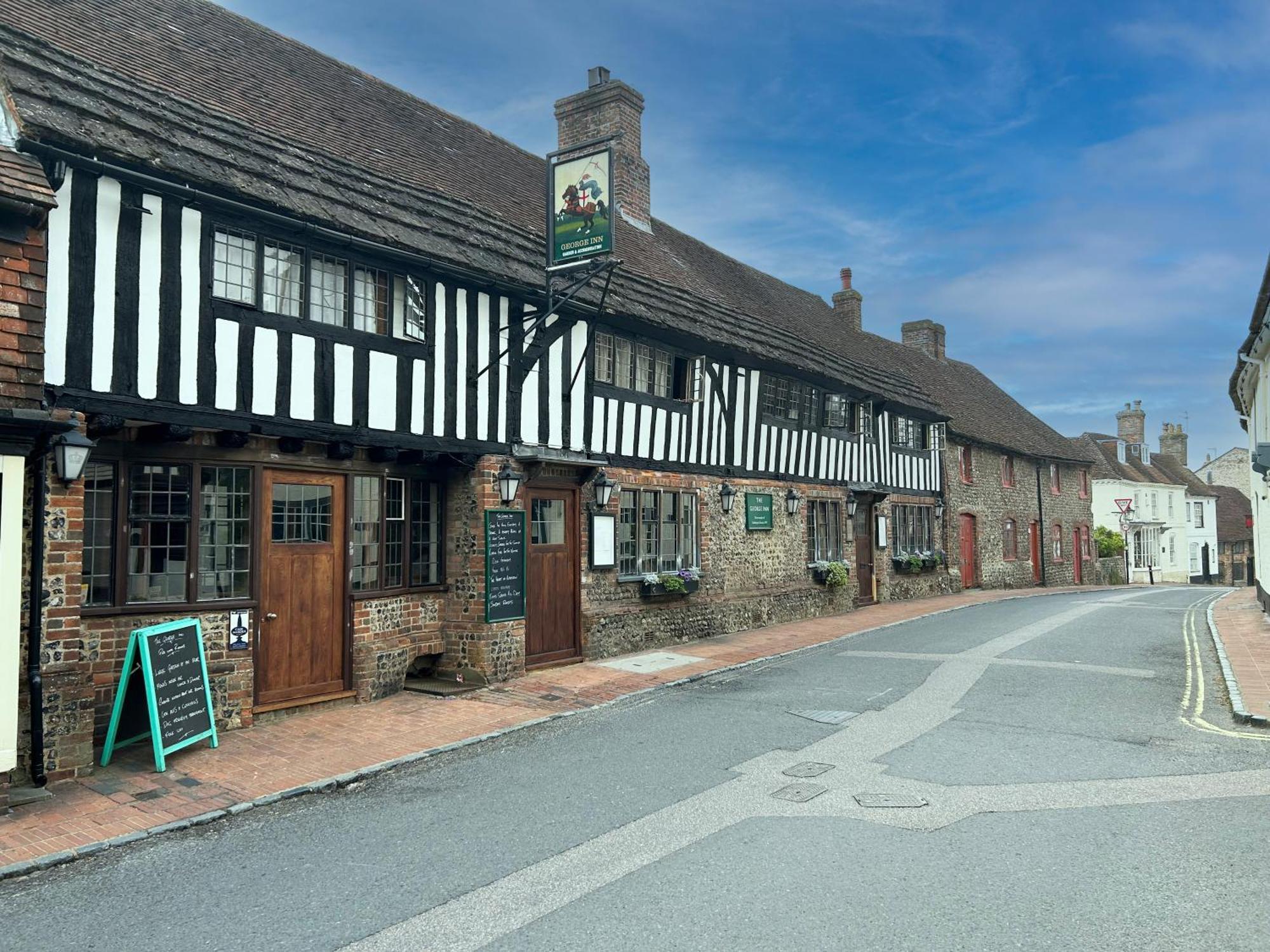 The George Inn Alfriston Exteriör bild